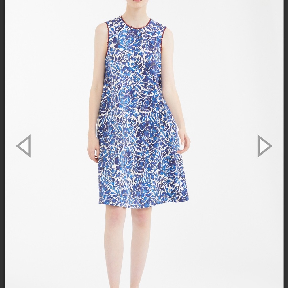MAX MARA WEEKEND 100 cotton dress with pockets zip up size M (missing tags)